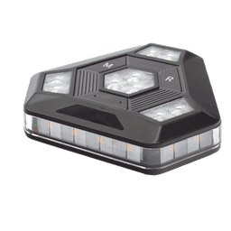 Luz de Advertencia LED / 900 Lúmenes / 12 Patrones de Destello / Sincronización Inalámbrica / IP67 / Batería 20 Horas / Montaje Magnético