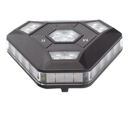 Luz de Advertencia LED / 900 Lúmenes / 12 Patrones de Destello / Sincronización Inalámbrica / IP67 / Batería 20 Horas / Montaje Magnético