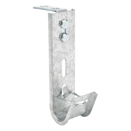Soporte (Gancho) tipo J-Hook, hasta 7 cables Cat6, ideal para soportar cableado en los espacios de manipulación al aire, Para instalación en interior