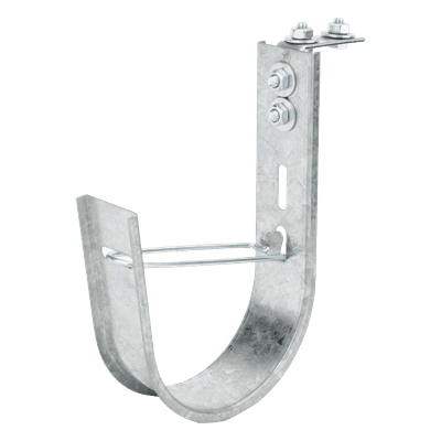 Gancho J-Hook para Cableado Estructurado / Capacidad 115 Cables Cat6 / Acero al Carbón / Fijación con Tornillería Incluida / Interior