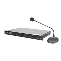 KIT de Amplificador de 120W Modelo SF120DTB | más Micrófono de Escritorio Modelo SF621A