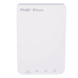 Punto de Acceso Wall Plate / Wi-Fi 5 / 1267 Mbps / MU-MIMO 2x2 / 5 Puertos Gigabit / PoE Out / Mesh / Beamforming
