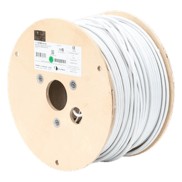 Bobina de Cable Blindado F/UTP / Cat6A / 23 AWG / 305 m (1000 pies) / 10GBase-T / 500 MHz / CM / Blanco