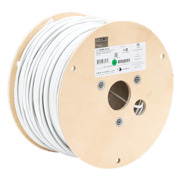Bobina de Cable Blindado F/UTP / Cat6A / 23 AWG / 305 m (1000 pies) / 10GBase-T / 500 MHz / CM / Blanco