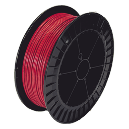 Cable Detector de Calor Lineal / Temperatura Fija 68 °C / Bobina 152 m (498.7 ft) / Recubrimiento Nylon Rojo / Exterior / Guía Acerada