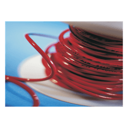 Cable Detector de Calor Lineal / Temperatura Fija 68 °C / Bobina 152 m (498.7 ft) / Recubrimiento Nylon Rojo / Exterior / Guía Acerada