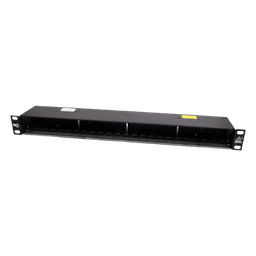 Gabinete de 24 Canales para Montaje en Rack, Compatible con el Módulo de protección DTK-NETMS