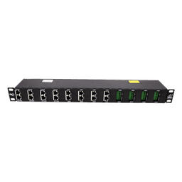 Gabinete de 24 Canales para Montaje en Rack, Compatible con el Módulo de protección DTK-NETMS