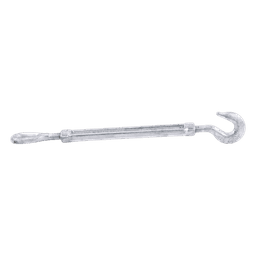 Tensor de 5/8" x 9" Acero Forjado OJO-GANCHO Galv. Inmersión en Caliente (Carga Max. 2250 lbs).