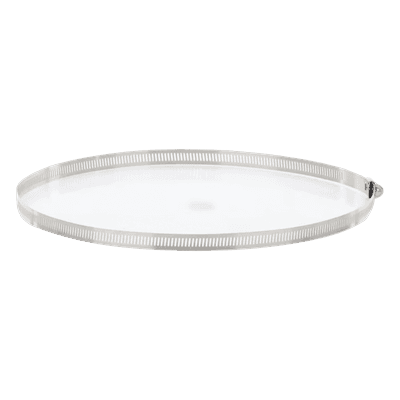 Abrazadera Sin Fin / Acero Inoxidable 304 / Ajustable 152-254 mm (6-10 in) / Ancho 12.5 mm / ISO 9001:2015 / Paquete 10 pzas