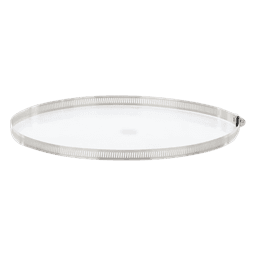 Abrazadera Sin Fin / Acero Inoxidable 304 / Ajustable 152-254 mm (6-10 in) / Ancho 12.5 mm / ISO 9001:2015 / Paquete 10 pzas