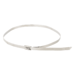 Cincho de Acero Inoxidable / 4.6 mm x 360 mm (1.18 ft) / 60 kg Tracción / 10 piezas / -40°C a +85°C