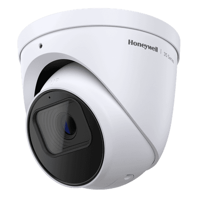 Cámara IP turret para exterior 8 MP con lente varifocal motorizado 2.7-13.5 mm, IR inteligente 50 m y analíticas de video