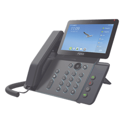 Videoteléfono IP inteligente Insignia, Android 9.0, 20 líneas SIP, pantalla a color 7" ajustable, Teclado de iluminación configurable, PoE, conferencia local de 10 vías.