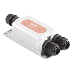 Extensor PoE para exterior / Entrada PoE de 60W y 2 salidas PoE de 30W / Protección IP68 / Ideal Para Aplicaciones de CCTV