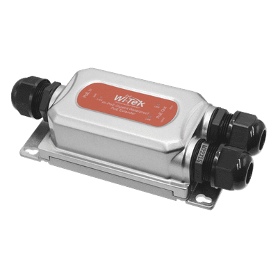 Extensor PoE para exterior / Entrada PoE de 90W y 2 salidas PoE de 60W y 30W / Protección IP68 / Ideal para Aplicaciones de CCTV
