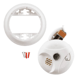 Detector de Humo Autónomo, No Requiere Panel, LED de Escape, Sensor por Ionización, Batería 9 V reemplazable  
