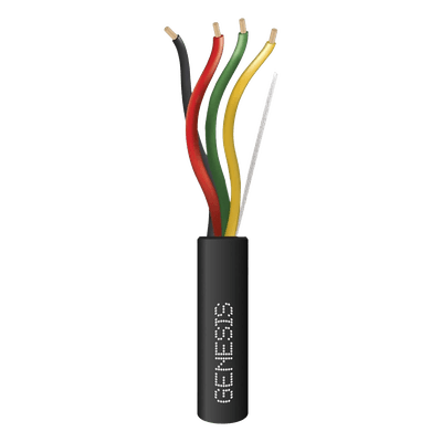 Carrete de Cable 152 Metros (500 Pies) / 4 x 18 AWG / Cable DIRECT BURIAL FPL / Para Intemperie / Uso en Aplicaciones en Sistemas de Detección de Incendio y Sistemas de Evacuación