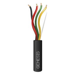 Carrete de Cable 152 Metros (500 Pies) / 4 x 18 AWG / Cable DIRECT BURIAL FPL / Para Intemperie / Uso en Aplicaciones en Sistemas de Detección de Incendio y Sistemas de Evacuación