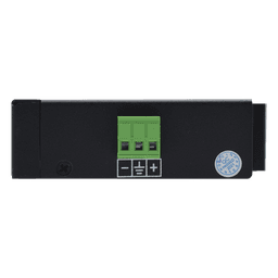 Inyector PoE Industrial / DC entrada 12-57V / PoE salida de Hasta 90W / Carcasa de Metal / Riel DIN / Aplicaciones CCTV