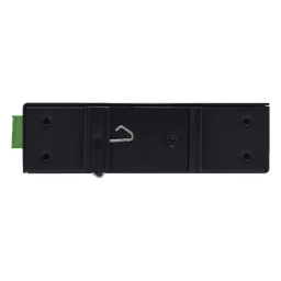 Inyector PoE Industrial / DC entrada 12-57V / PoE salida de Hasta 90W / Carcasa de Metal / Riel DIN / Aplicaciones CCTV