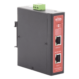 Splitter PoE IN hasta 90 W / Salida DC 12v/16V/24v o 48V / Carcasa metálica / Industrial soporte para riel DIN / Aplicaciones CCTV