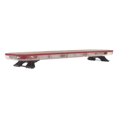 Barra de luces LED de 47", 124 LED, con control de tráfico en color ámbar, dual color rojo/claro, ideal para equipar ambulancias y unidades de bomberos