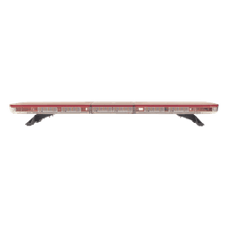 Barra de luces LED de 47", 124 LED, con control de tráfico en color ámbar, dual color rojo/claro, ideal para equipar ambulancias y unidades de bomberos