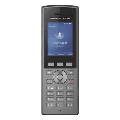 Teléfono IP Wi-Fi Portátil / Wi-Fi 5 Dual Band / Voz HD / IP67 / 8 Horas Conversación / Bluetooth / Pantalla 2.4 Pulgadas