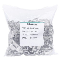 Hebillas de Acero Inoxidable / 16 mm / Para Fleje 5/8 / Paquete 100 pz