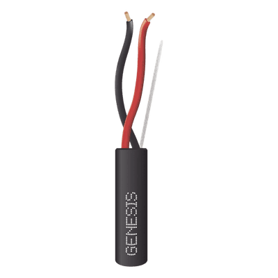 Carrete de Cable / 305 m (1000 pies) / 2 x 14 AWG Tipo FPL / Direct Burial / Intemperie / Detección de Incendio y Evacuación