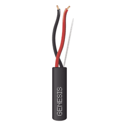 Carrete de Cable / 305 m (1000 pies) / 2 x 14 AWG Tipo FPL / Direct Burial / Intemperie / Detección de Incendio y Evacuación