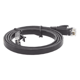 Cable de Red Ethernet Plano / Cat6 / 1m (3.28 ft) / 1000 Mbps / 600 MHz / Conectores RJ45 Chapados en Oro