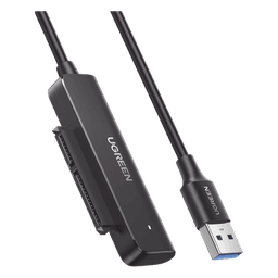 Adaptador SATA a USB / USB 3.0 / SATA III 6 Gbps / HDD y SSD 2.5" hasta 6 TB / UASP / 50 cm (19.7 in)