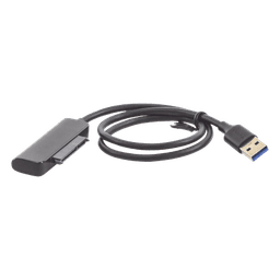 Adaptador SATA a USB / USB 3.0 / SATA III 6 Gbps / HDD y SSD 2.5" hasta 6 TB / UASP / 50 cm (19.7 in)