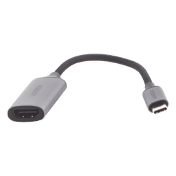 Cable Adaptador USB C a HDMI 4K@60Hz / Convertidor Thunderbolt 3 / Caja de Aluminio / HDMI V2.0 / 3D / Longitud del Cable 10 cm (3.94 Pulgadas)