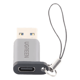 Adaptador USB-A a USB-C / USB 3.0 / 5 Gbps / Carga 3A / Aleación de Aluminio / Compacto