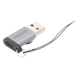 Adaptador USB-A a USB-C / USB 3.0 / 5 Gbps / Carga 3A / Aleación de Aluminio / Compacto