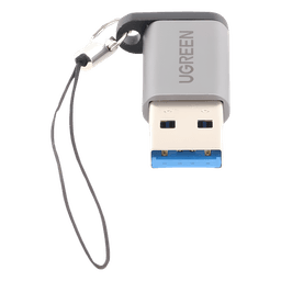 Adaptador USB-A a USB-C / USB 3.0 / 5 Gbps / Carga 3A / Aleación de Aluminio / Compacto
