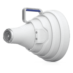 Antena Sectorial 30° tipo Horn para Multipunto, 19.5 dBi. Rango extendido 5.15 - 6.875 GHz. Alto aislamiento al ruido. Compatible solo con AF5XHD, RP5ACGEN2 y LTURocket