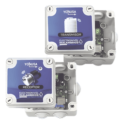 Kit Transmisor/Receptor Electronivel / 1 km LOS / 915 MHz / 16 A Relé / Panel Solar Opcional