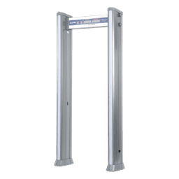 Arco detector de metales / 18 zonas independientes / Uso 100% exterior / Contador de personas / Detección ferrosa y no ferrosa / 50+ inspecciones/minuto