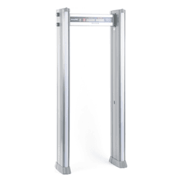 Arco detector de metales / 18 zonas independientes / Uso 100% exterior / Contador de personas / Detección ferrosa y no ferrosa / 50+ inspecciones/minuto
