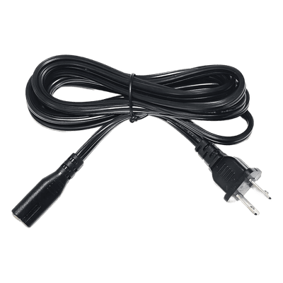 Cable de Alimentación CA / 120-240 Vca / 18 AWG / 2 Conductores / 1.8 m (5.91 ft) / Clavija Tipo A / UL