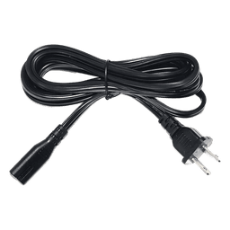 Cable de Alimentación CA / 120-240 Vca / 18 AWG / 2 Conductores / 1.8 m (5.91 ft) / Clavija Tipo A / UL