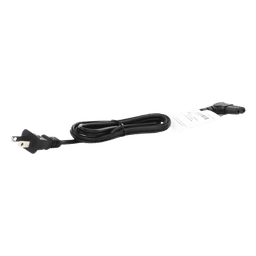 Cable de Alimentación VCA / 120-240 Vca / 1 Metro (3.28 Pies) / 2 Clavijas Tipo Americano / Conector Tipo L / 18 AWG / UL