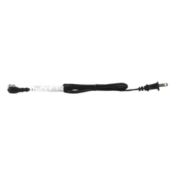 Cable de Alimentación VCA / 120-240 Vca / 1 Metro (3.28 Pies) / 2 Clavijas Tipo Americano / Conector Tipo L / 18 AWG / UL