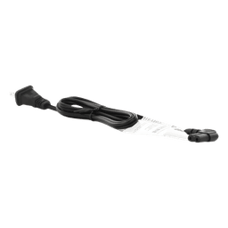 Cable de Alimentación VCA / 120-240 Vca / 1 Metro (3.28 Pies) / 2 Clavijas Tipo Americano / Conector Tipo L / 18 AWG / UL