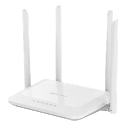 Home Router Inalámbrico Wi-Fi 5 Doble Banda, 1 Puerto Wan 10/100 y 3 Puertos Lan 10/100 Hasta 1,200 Mbps