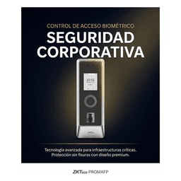 Terminal de Control de Acceso / Reconocimiento Facial y Huella Digital / 50,000 Usuarios / 30,000 Rostros / IP66 IK07 / TCP/IP Wiegand RS485 / Exterior / 2.7 x 7.7 x 1.1 pulgadas